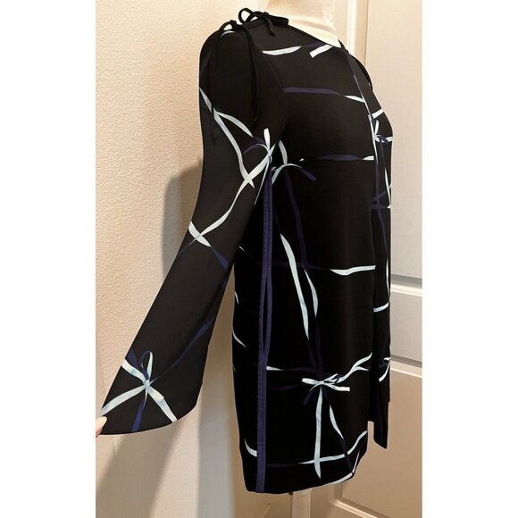Sportmax Code size 4 dress long sleeves side pockets bows knee length - Picture 1 of 10